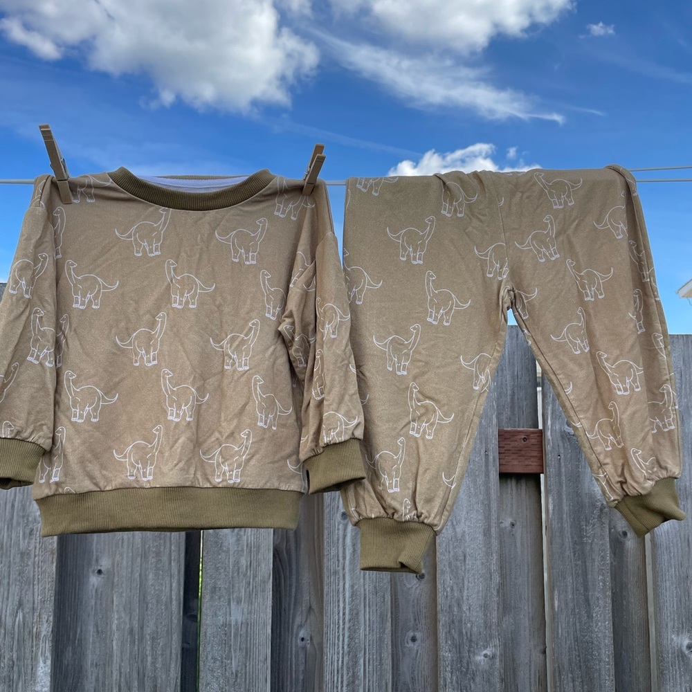 Bunny knots 4t velveteen jogger set